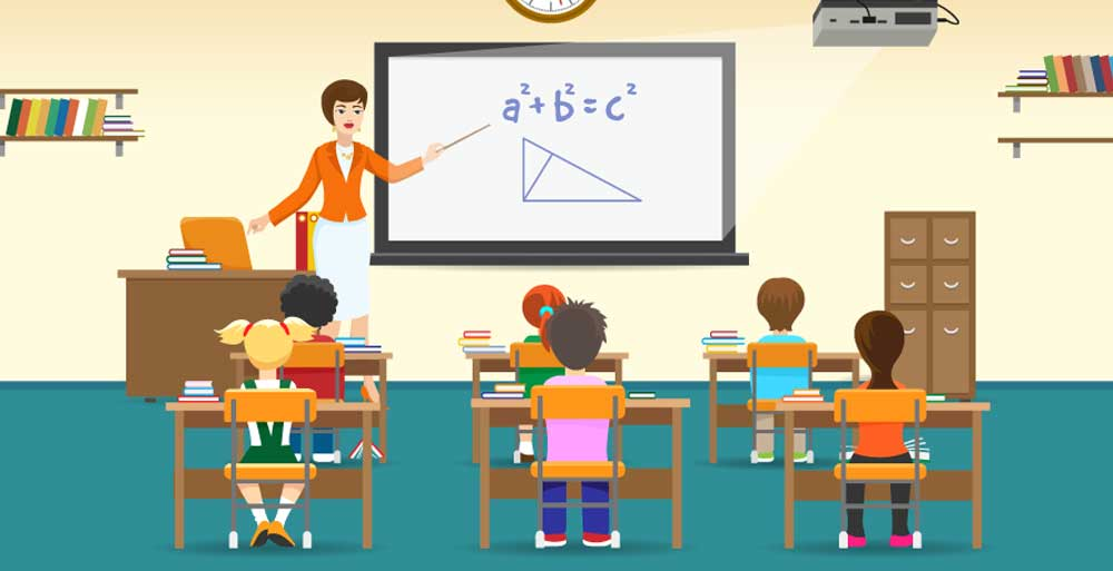 The smart board changes the teaching mode